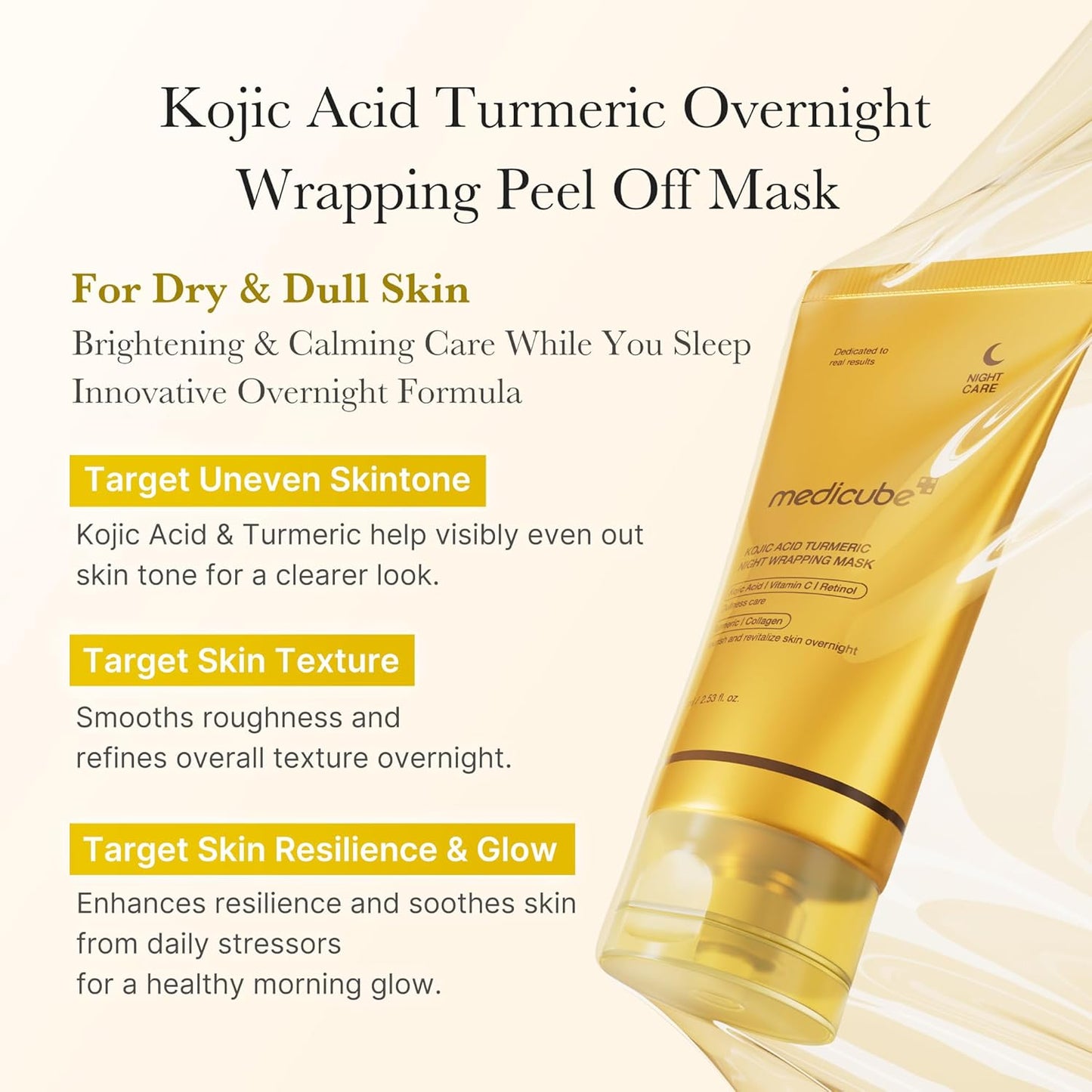 Kojic Acid Turmeric Night Wrapping Mask â