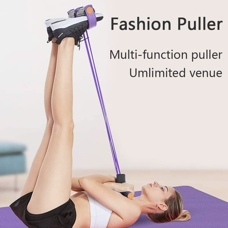 💪 4-Tube Pedal Resistance Band
