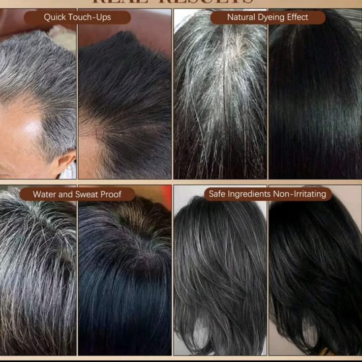 ✨ LuxeRoot™ Premium Instant Gray Hair Cover Stick | 💧 Waterproof | 💦 Sweatproof | 👨‍🦱👩‍🦰 For Men & Women
