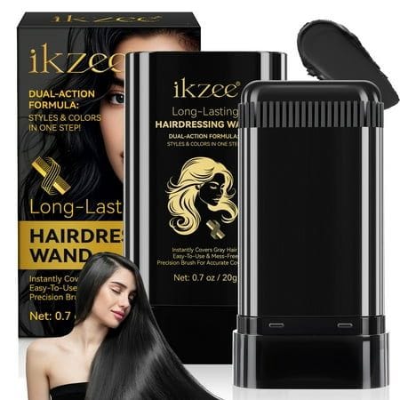 ✨ LuxeRoot™ Premium Instant Gray Hair Cover Stick | 💧 Waterproof | 💦 Sweatproof | 👨‍🦱👩‍🦰 For Men & Women